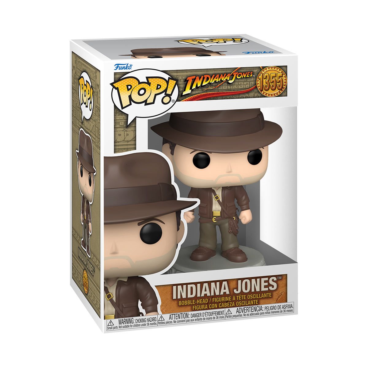 Indiana Jones and the Raiders of the Lost Ark Indiana Jones with Jacket Pop! Vinyl Figure #1355