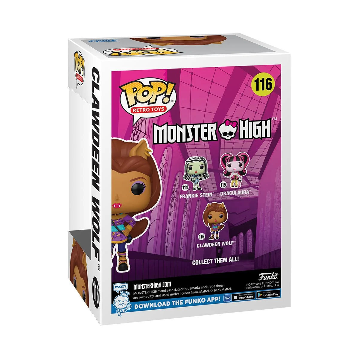 Monster High Clawdeen Wolf Funko Pop! Vinyl Figure #116 - Outer Limit Toys