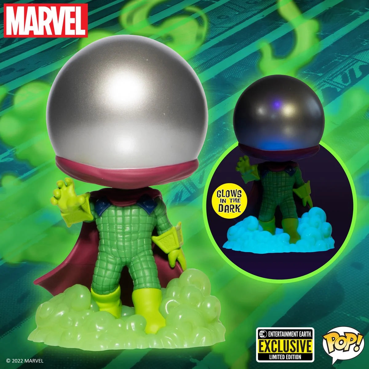 Marvel Mysterio 616 Glow-in-the-Dark Funko Pop! Vinyl Figure #1156 - Entertainment Earth Exclusive - Outer Limit Toys