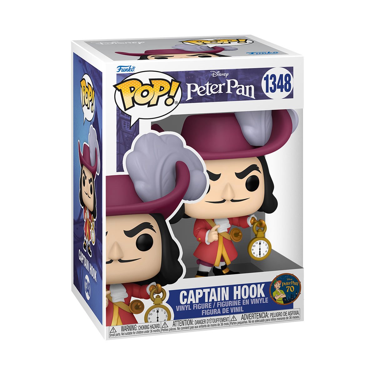 Peter Pan 70th Anniversary Captain Hook Funko Pop! Vinyl Figure #1348