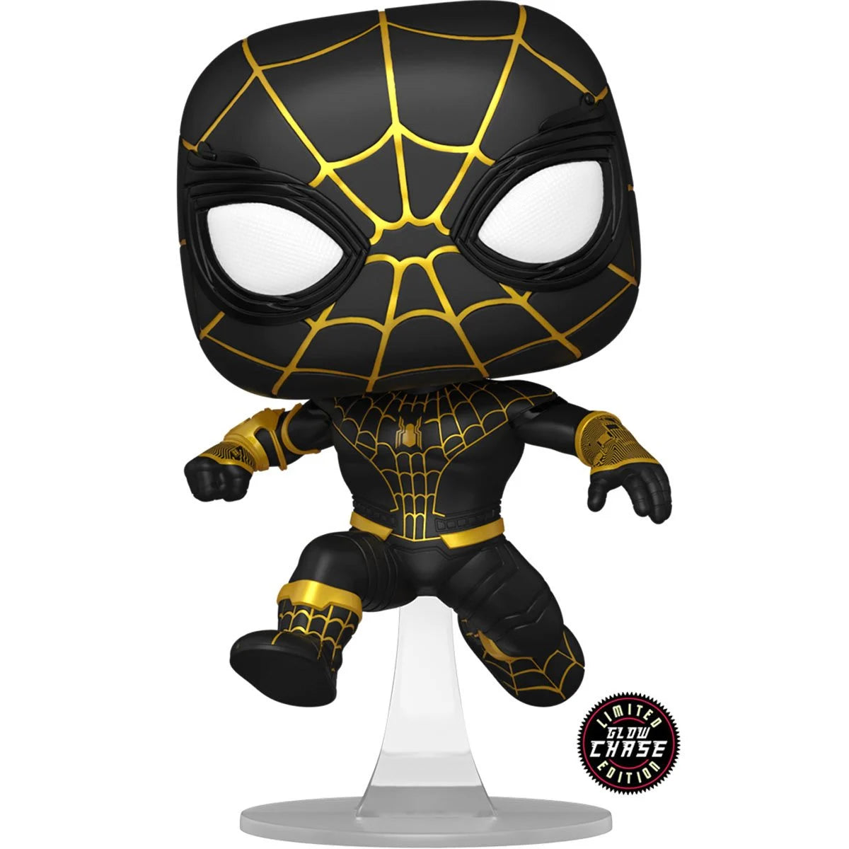 Spider-Man: No Way Home Unmasked Spider-Man Black Suit Pop! Vinyl Figure - AAA Anime Exclusive