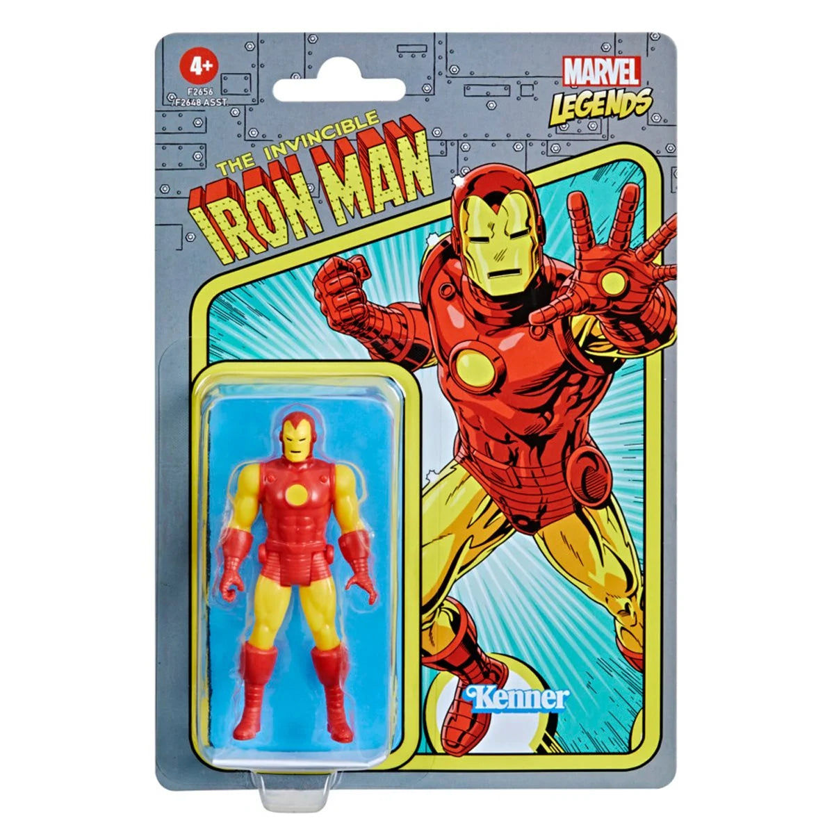 Marvel Legends Retro 375 Collection Ironman 3 3/4-Inch Action Figure