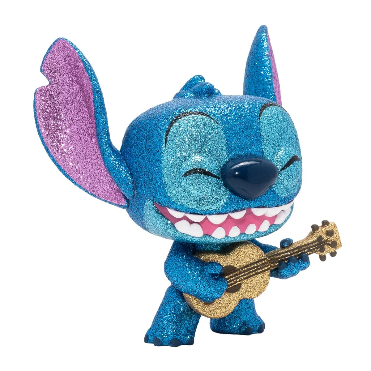 Lilo & Stitch Stitch with Ukulele Diamond Glitter Pop! Vinyl Figure - Entertainment Earth Exclusive