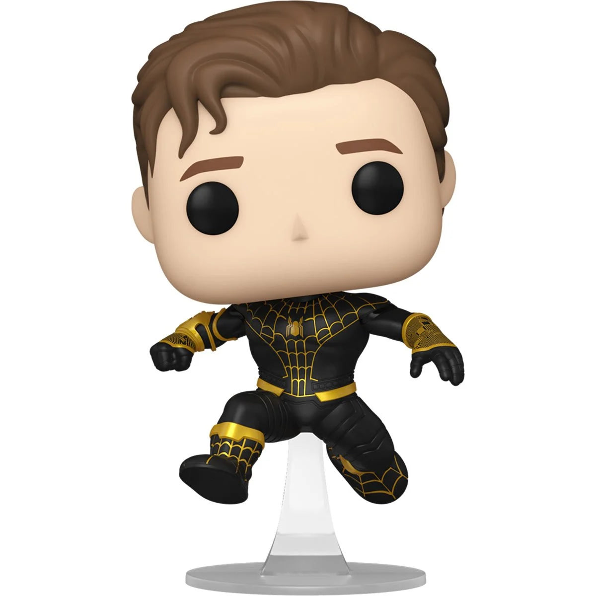 Spider-Man: No Way Home Unmasked Spider-Man Black Suit Pop! Vinyl Figure - AAA Anime Exclusive